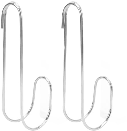 Oytrui Gancho para Manguera de Acero Inoxidable de 2 Piezas, Capacidad de Carga de 44 Libras, Soporte para Manguera de Jardín a Prueba de Herrumbre con Diseño Abierto para Herramientas