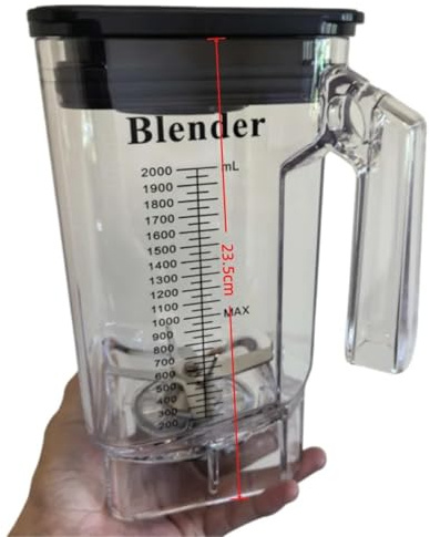 Compatible Con Blendtec, Vaso De Licuadora De 2000 Ml, Recipiente De Licuadora, Vaso/jarra De Repuesto, Repuestos For Vaso Mezclador.