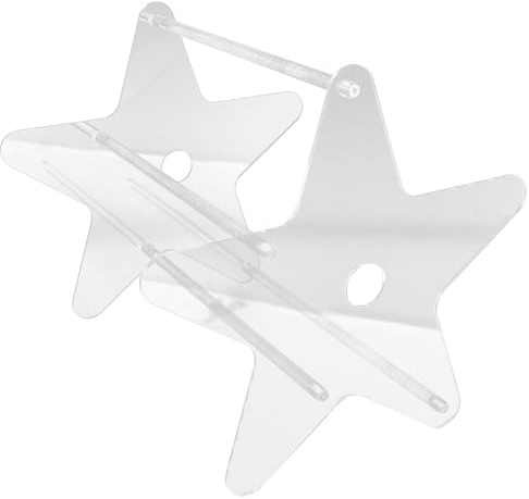 Lurrose Présentoir à Disques Vinyle Transparent en Acrylique, Support de Bureau Portable et Démontable, Organiseur Vertical pour Rangement Vinyls, Albums et Documents, Adapté la Maison