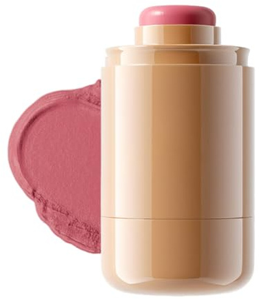 NHPY 1 Stück Pocket Blush Stick - Matt Glatt Intensive Farbe Creme Rouge Stick Für Wangen Und Lippen - Natürliches Und Leuchtendes Finish Cream Blush Für Frauen Mädchen
