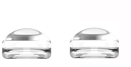 Compatible Con PS5, PS4, Xbox One S, Xbox Series X/S, Funda For Joystick, 2 Uds, Tapa De Agarre Transparente De Silicona Transparente For Pulgar(Bulge)