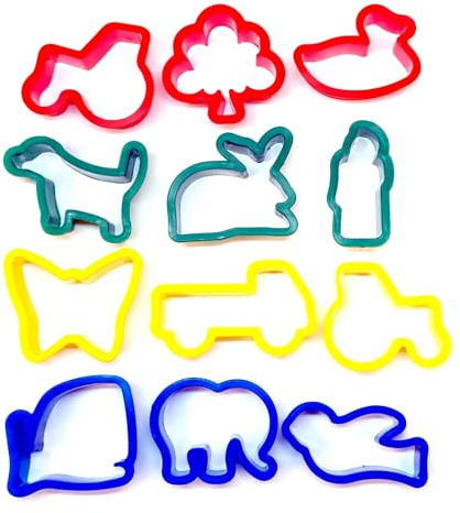 Major Brushes Assorted Dough Cutters - Pack of 12