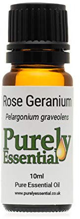 Rose Geranium Essential Oil 10ml Pure and Natural, Purely Essential