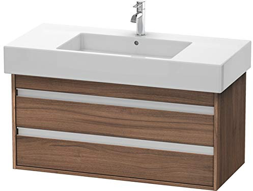 Duravit Waschtisch kt664107979 2 Schubladen 1000 x 455 Vero Walnuss natur