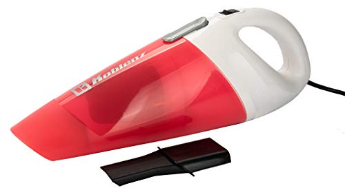 Koblenz HV-120 KG3 Corded Handheld Vacuum Cleaner, 400W Motor, 18 ft Cord, Lightweight Dust Buster for Pet Hair, Upholstery, Stairs, Car, Crevice Tool Included, Small Corded Vac, White/Blue