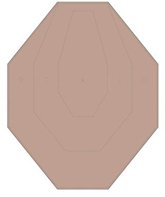 IPSC Mini Target (100 stycken)