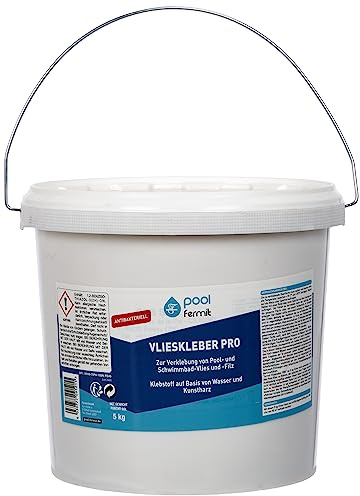 pool fermit 9121 Pool Vlieskleber PRO 5kg, transparent