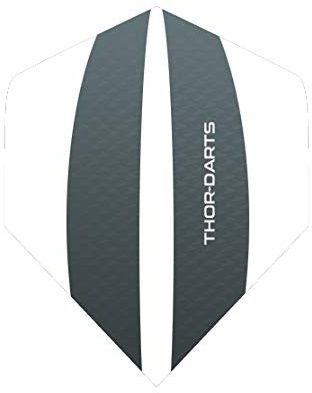 THOR-DARTS Exclusiv-Line: 120 Micron F3 Darts Flights HD-240 grau Dart Flys extra Lange haltbar Thickness > 100 mic extra Strong