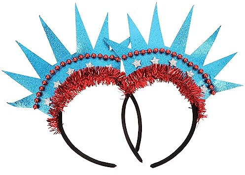 Amosfun Freiheitsstatue Krone Haarreif Party Dekoration Kopfschmuck Stirnband Für Geburtstag Und Tier-Party Accessoire