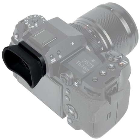 Große Augenmuschel Silikon Sucher Ersetzt Fujifilm EC-XT L EC-GFX EC-XH W | Verlängerungsokular für Fuji XT5 XT4 XT3 XT2 XT1 XH2 XH2S XH1 GFX100S GFX100 GFX100II GFX50S GFX50SII