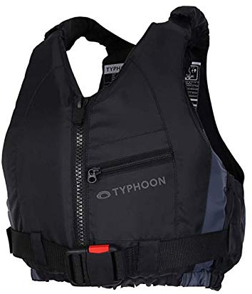 Typhoon Amrock XT Buoyancy Jacket for watersports including Canoe Kayak Sailing and Stand up Paddleboarding - Black (XS-S)
