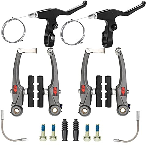 CNC Mountain Bike V Brake Set, Bicycle V Brake for Front/Rear,Linear Pull Bike Rim Brakes for MTB BMX Road Bike Cantilever Brakes.