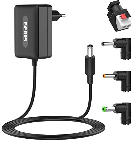 Newding Netzteil Kompatibel mit 5.5x2.1mm, 12V 3A 36W Universal 4 Adapter