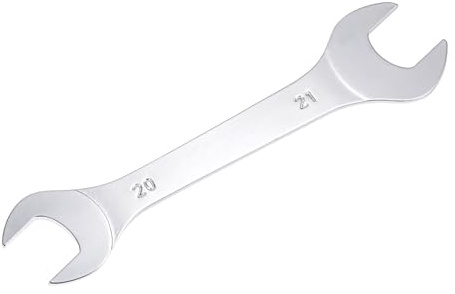sourcing map Dünn Maulschlüssel 20mmx21mm Metrik Spiegel Verchromt Hartstahl
