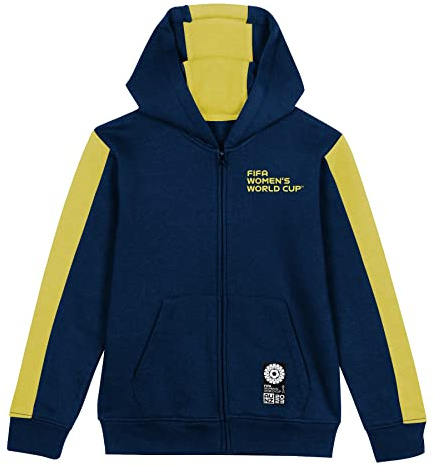 FIFA Official 2023 Women's Football World Cup Youth Team Zipped Hoodie, Brazil, Green, 13-15 years