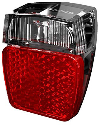 Herrmans 4099-0144 Dynamo-Rücklicht 'H-Trace Mini', Schutzblech, rot/schwarz