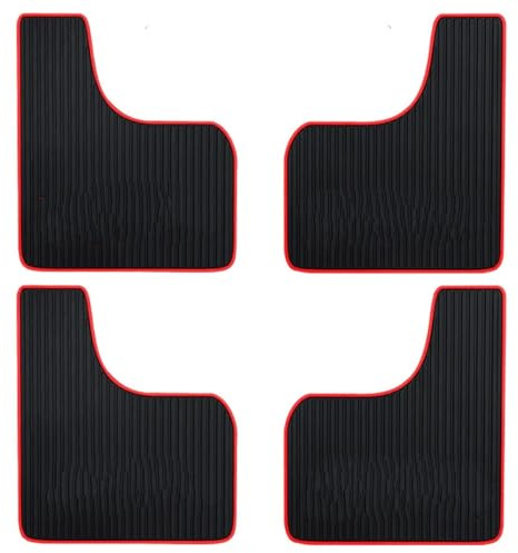 Auto Paraspruzzi Gomma Sport 4mm Anteriore Posteriore Set Universale Rally Paraspruzzi Paraspruzzi Parafanghi Paraspruzzi Viti Auto Auto SUV Accessori Parafango Auto