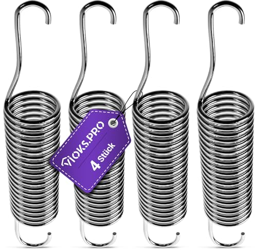 Vioks.pro Miеle 4176890 Lot de 4 ressorts de rechange pour machine à laver Miеle – Compatible avec les pièces de rechange Miеle et accessoires de machine à laver