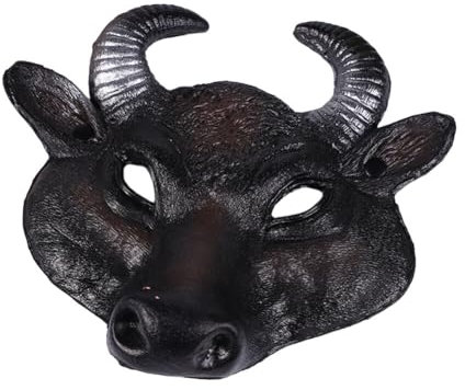 Huamengyuan Skelett Maske Halloween Gesichtsmaske Wolf Horror Augenmaske Werwolf Knochen Halbmaske Tier Schädel Tierskelett Gesichtsbedeckung Karneval Fasching Typ 3