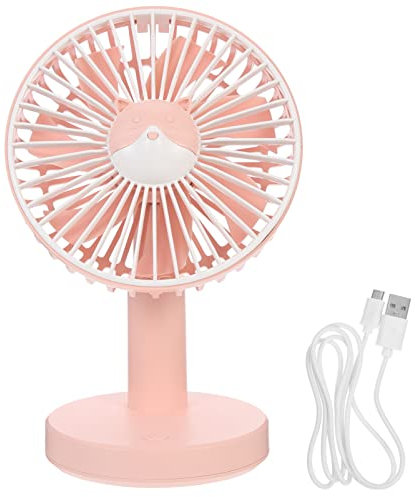 TINEASUR Ventilador De Mesa Pequeño Ventilador De Escritorio Recargable De Aire Usb
