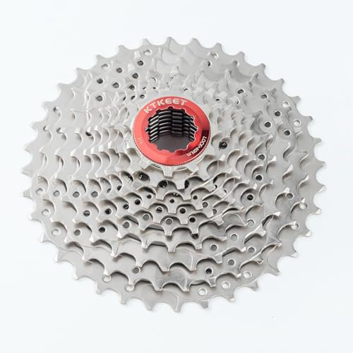 KTKEET Cassette de 10 velocidades 11-30T/32T/34T/36T/40T/42T/46T/50T/ bicicleta de montaña/carretera piñón de 10 velocidades compatible con Shimano Ultegra xt Sunrace Sram (11-36T)
