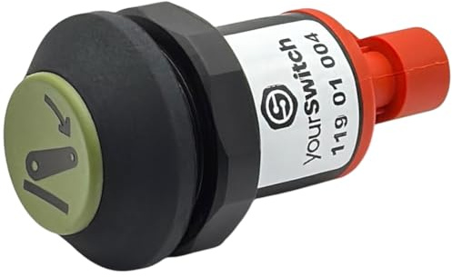 yourSwitch 119 01 004 Drucktaster Senken kompatibel mit Claas 10894191, 21582250 MERLO 071310
