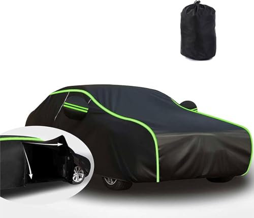 Autogarage Abdeckung für Sharan 1996-2023, Abdeckplane Auto All Weather, Vollgarage Atmungsaktiv & Wasserdicht mit Reißverschluss,Universelle Passform yui1