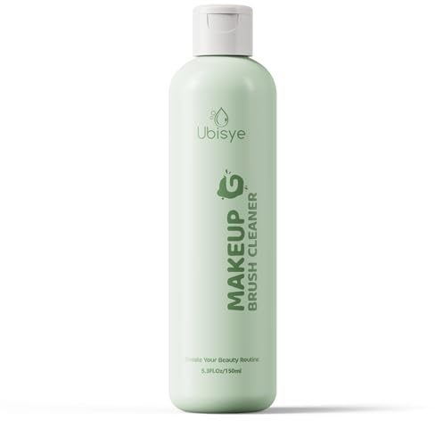 Makeup Brush Cleaner, Make Up Brush Cleaner Solution, Makeup Cleaner Cleanser for Brushes & Sponges, Deep Clean Brush Shampoo Gentle Formula, Vegan & Cruelty Free 5.3 Fl.Oz