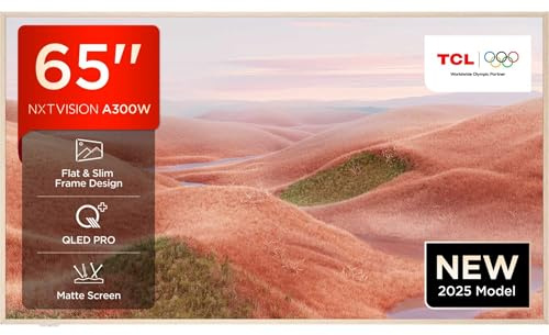 TCL A300W 65 4K Ultra HD QLED Canvas/Frame Lifestyle TV - 65A300W