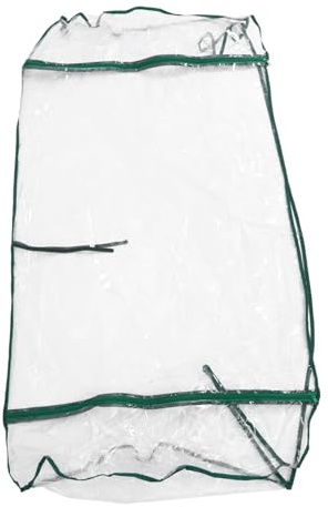 Veemoon Protection Transparente en PVC pour Serrage Pliante 70x50x70 Cm Couverture de Serrage Extérieure Maille Respirante pour Jardin Intérieur et Extérieur Polyvalente Intempéries