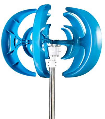 AISINILALAO 12v, Kit di turbina eolica Domestica a levitazione Magnetica da 10000W con 5 Pale, Senza Rumore, turbina Verticale 12V-220V con Controller per Illuminazione di casa e Giardino