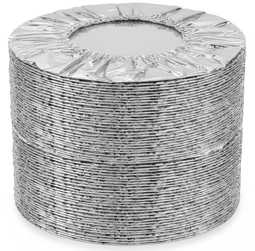 Cubiertas para alimentos, cubiertas reutilizables para alimentos de papel de aluminio, cubierta elástica para microondas de 90 piezas, papel de aluminio de grado que retiene el calor para la cocina