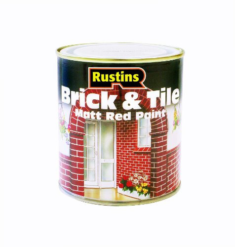 Rustins BRIT500 500ml Brick and Tile Paint - Red
