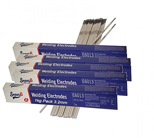 Arc Welding Welder Electrode Rod 5 Pack of 1 Kg Kilo Mild Steel 3.2 mm Type 6013 DX/4002320