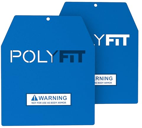 Gewichtsplatten für Gewichtsweste, Krafttraining, Laufen und Workouts – 1,8 kg (Paar) – Blau