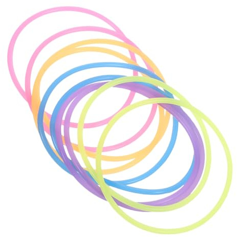 HEMOTON 10 Stück Leuchtende Silikonarmbänder für Erwachsene Dünn und Elegant mit Elastischem Material für Partys und Formelle Anlässe