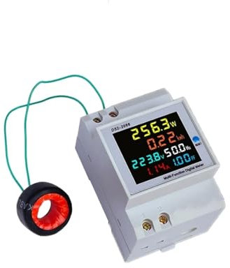 Vatímetro de electricidad CA 220V 40V ~ 300V 100A, amperímetro Digital, voltímetro de energía, amperímetro, voltios, vatios, Kwh, medidor de consumo(External CT)