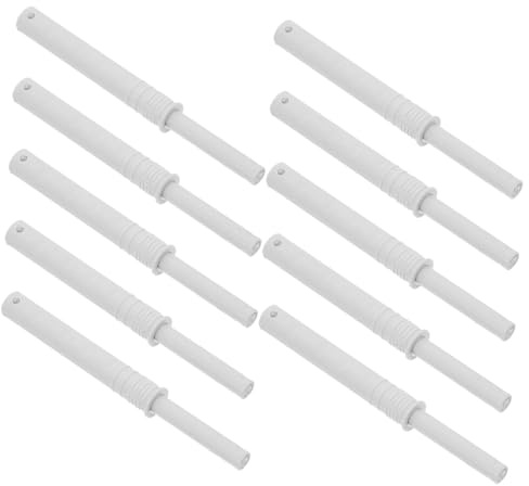 10pezzi Chiusure Magnetiche a Pressione per Ante e Cassetti | Abs e Magnete, Meccanismo Invisibile a Scatto, Chiusura Morbida per Mobili e Librerie