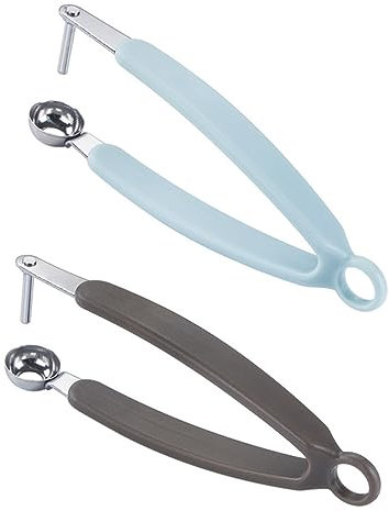 Didiseaon 2 Pezzi Snocciolatore per Datteri in Acciaio Resistente Torsolo per Frutta Utensile da Cucina per Togliere Torsolo Design Semplice e Funzionale