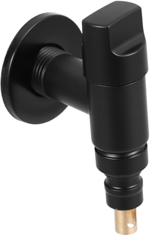 Lurrose Geräteventil Für Waschmaschine Absperrhahn Wasser Edelstahlmaterial Automatische Abschaltfunktion Multifunktionshahn Für Haushalt Badezimmerzubehör Waschküchenzubehör Einfach