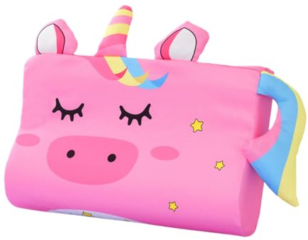 Kuisoe Schlummerkids Kissen Original 46 X 26 cm Süßes Cartoon-Kissen für Kinder für einen besseren Schlaf (Rosa Einhorn)