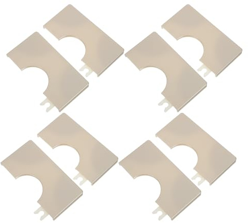 FOMIYES Copertura Foro Muro Quadrata Autoadesiva 4 Pezzi Flangia Divisa per Tubi Idraulici Doccia Bagno Cucina Balcone Protezione Decorativa Tubazioni