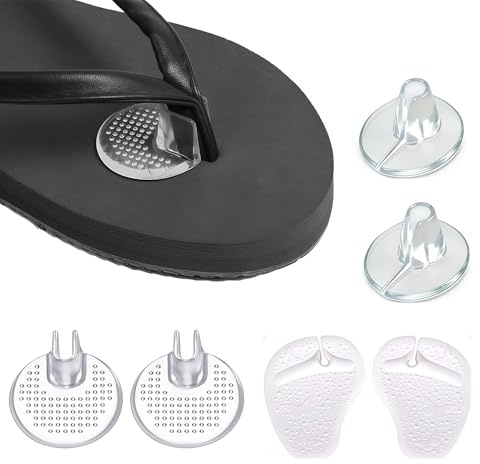 Vesavifaka 3 Paia di Protezioni per Dita in Silicone, Separatori Trasparenti per Dita dei Piedi per Sandali, Cuscinetti in Gel per Proteggere Le Dita da Dolore e Scivolamento tra Le Dita