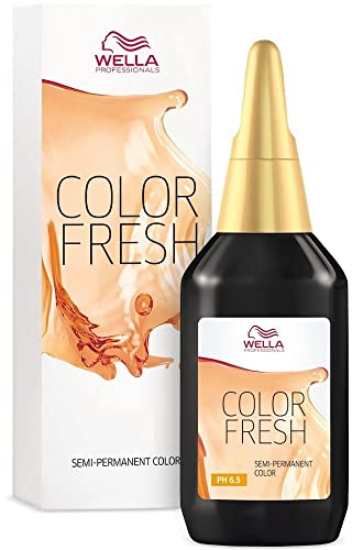 Wella Color Fresh Acid Liquid 6/45 - Tinte de coloración, color rubio oscuro rojo-caoba