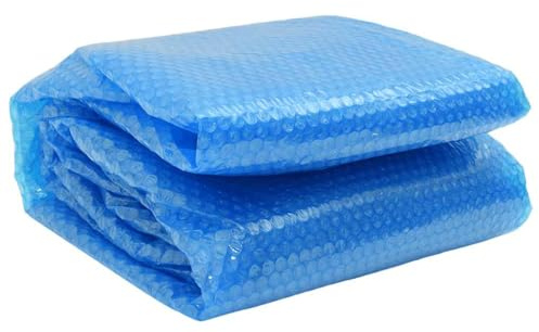 vidaXL Film Solaire de Piscine Ronde PE 381 cm Bleu