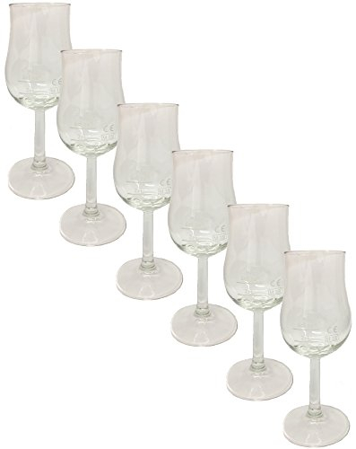 Whisky Nosing Gläser Eichstrich 6 x 2cl und 4cl ohne Aufschrift