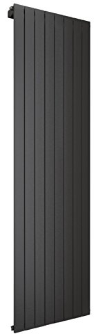 Wohnraum-Heizkörper Rom, Mittelanschluss, 200x61 cm, 1502 Watt Leistung, anthrazit, Design-Heizkörper für Zweirohrsysteme
