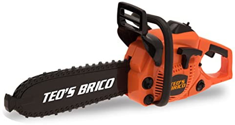 Teorema Giocattoli, Motosega Taglialegna Giocattolo a Batteria con Suoni Reali per Bambini, Catena Rotante, Motosega batteria, Giochi Bambini 3 anni +