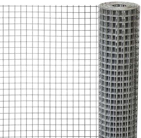Windhager Drahtgitter verzinkt, Volierendraht für Hasen, Meerschweinchen oder Hühner, Maschendraht, 2,5 x 0,5 m, Maschenweite 12,7 mm