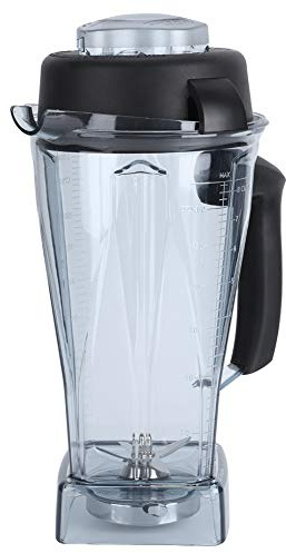 Rehomy Vaso transparente de repuesto para licuadora, accesorios para licuadora, tapa de cuchilla para Vitamix